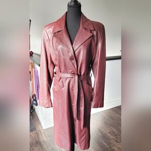 Firenze Leather coat Size L